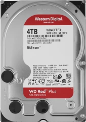 Жесткий диск WD SATA-III 4TB WD40EFPX NAS Red Plus (5400rpm) 256Mb 3.5" Жесткий диск WD SATA-III 4TB WD40EFPX NAS Red Plus (5400rpm) 256Mb 3.5"