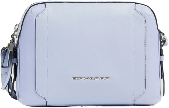 Сумка женская Piquadro Lyra BD6657W92T/BLU темно-синяя нейлон/натур.кожа