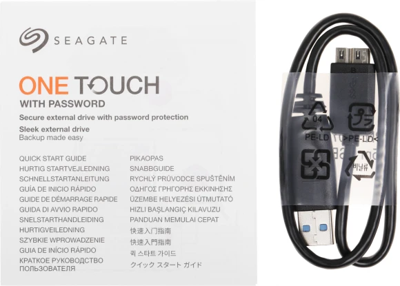 Жесткий диск Seagate USB3.0 1TB STKY1000400 One Touch 2.5" черный