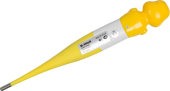 Термометр электронный B.Well WT-06 желтый/белый Термометр электронный B.Well WT-06 желтый/белый