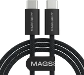 Кабель Magssory CBL002 USB Type-C (m)-USB Type-C (m) 1.5м белый коробка Кабель Magssory CBL002 USB Type-C (m)-USB Type-C (m) 1.5м белый коробка