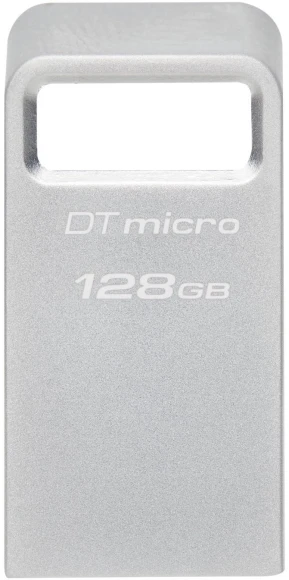Флеш Диск Kingston 128GB DataTraveler Micro DTMC3G2/128GB USB3.2 серебристый