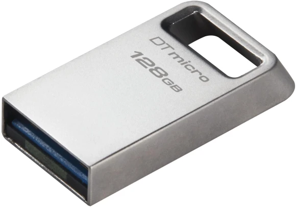 Флеш Диск Kingston 128GB DataTraveler Micro DTMC3G2/128GB USB3.2 серебристый Флеш Диск Kingston 128GB DataTraveler Micro DTMC3G2/128GB USB3.2 серебристый