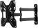 Кронштейн для телевизора Ultramounts UM900 черный 23"-43" макс.30кг настенный поворотно-выдвижной и наклонный Кронштейн для телевизора Ultramounts UM900 черный 23"-43" макс.30кг настенный поворотно-выдвижной и наклонный