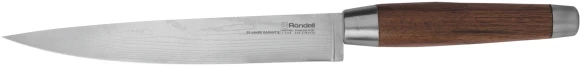 Набор ножей кухон. Rondell Glaymore RD-984 компл.:7предм. подставка/ножницы коричневый подар.коробка Набор ножей кухон. Rondell Glaymore RD-984 компл.:7предм. подставка/ножницы коричневый подар.коробка