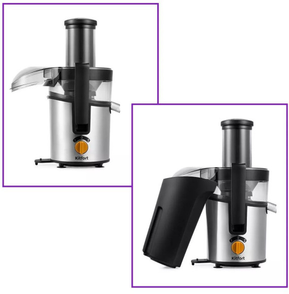 Соковыжималка центробежная Kitfort КТ-1138 800Вт рез.сок.:1000мл. черный/нержавеющая сталь Соковыжималка центробежная Kitfort КТ-1138 800Вт рез.сок.:1000мл. черный/нержавеющая сталь