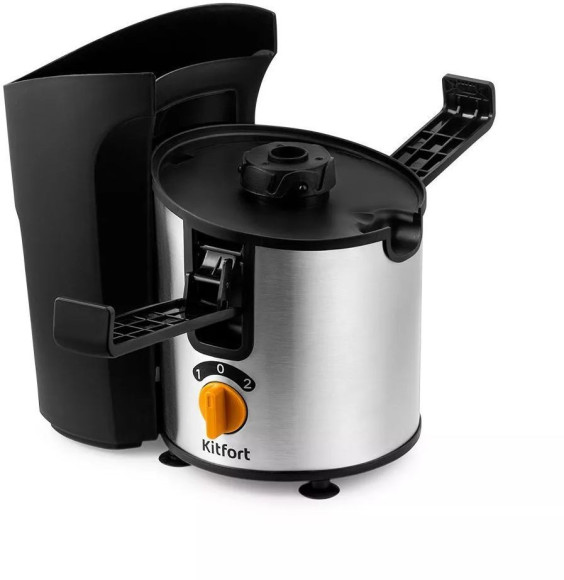 Соковыжималка центробежная Kitfort КТ-1138 800Вт рез.сок.:1000мл. черный/нержавеющая сталь Соковыжималка центробежная Kitfort КТ-1138 800Вт рез.сок.:1000мл. черный/нержавеющая сталь