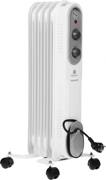 Радиатор масляный Royal Clima PIEMONTE ROR-P5-1000M 1000Вт белый/серый Радиатор масляный Royal Clima PIEMONTE ROR-P5-1000M 1000Вт белый/серый