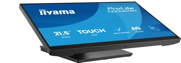Монитор Iiyama 21.5" ProLite T2254MSC-B2AG черный IPS LED 16:9 HDMI M/M глянцевая HAS 300cd 178гр/178гр 1920x1080 100Hz DP FHD USB Touch 4.9кг