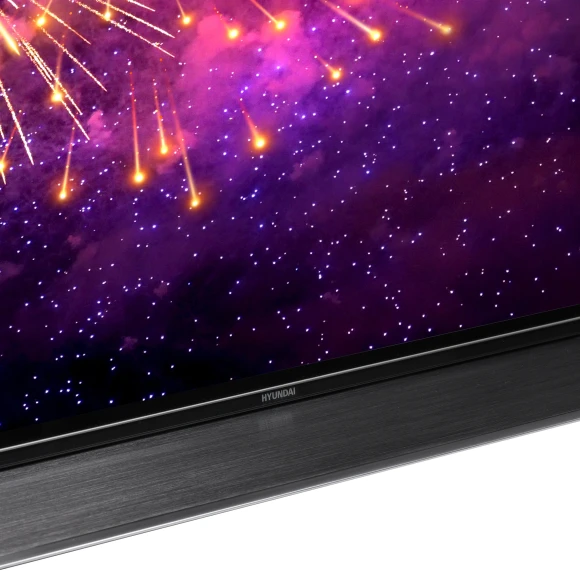 Телевизор OLED Hyundai 55" H-LED55OBU7700 Android TV Frameless черный/черный 4K Ultra HD 120Hz DVB-T DVB-T2 DVB-C DVB-S DVB-S2 USB WiFi Smart TV
