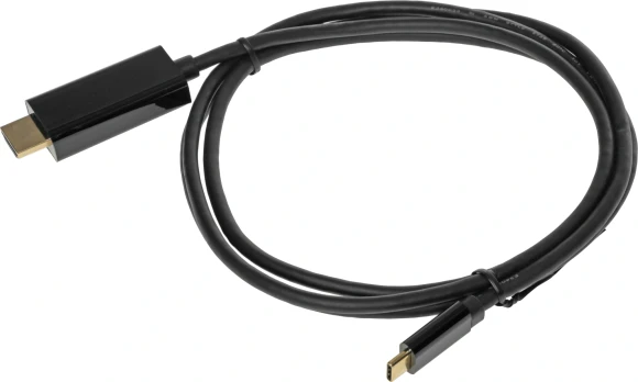 Кабель-переходник аудио-видео Buro USB Type-C (m)/HDMI (m) 1.5м. черный (BU-TYPEC-HDMI-1.5M) Кабель-переходник аудио-видео Buro USB Type-C (m)/HDMI (m) 1.5м. черный (BU-TYPEC-HDMI-1.5M)