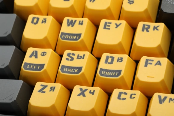 Клавиатура A4Tech S98 механическая желтый USB for gamer LED (SPORTS LIME) кабель 1.8м