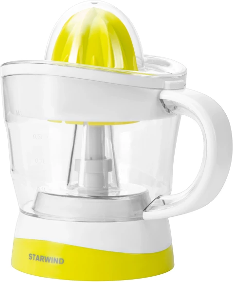 Соковыжималка цитрусовая Starwind SJ1121 30Вт рез.сок.:700мл. желтый/прозрачный Соковыжималка цитрусовая Starwind SJ1121 30Вт рез.сок.:700мл. желтый/прозрачный