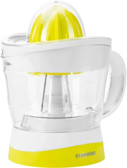 Соковыжималка цитрусовая Starwind SJ1121 30Вт рез.сок.:700мл. желтый/прозрачный Соковыжималка цитрусовая Starwind SJ1121 30Вт рез.сок.:700мл. желтый/прозрачный