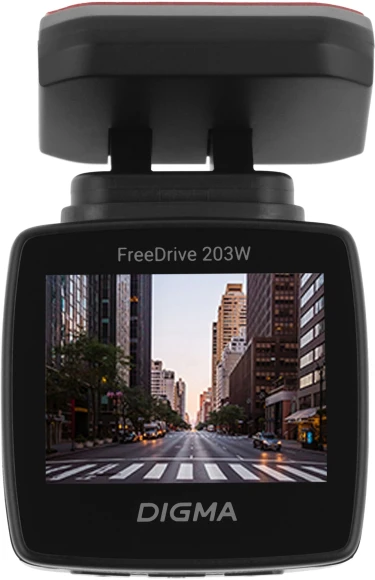 Видеорегистратор Digma FreeDrive 203W черный 2Mpix 1080x1920 1080p 120гр. MSTAR 8336