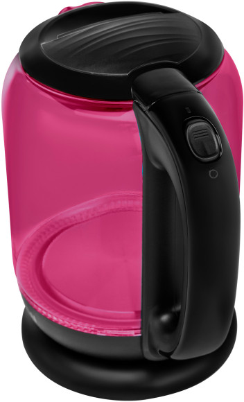 Чайник электрический Hyundai HYK-G4808 1.7л. 2200Вт малиновый/черный корпус: стекло Чайник электрический Hyundai HYK-G4808 1.7л. 2200Вт малиновый/черный корпус: стекло