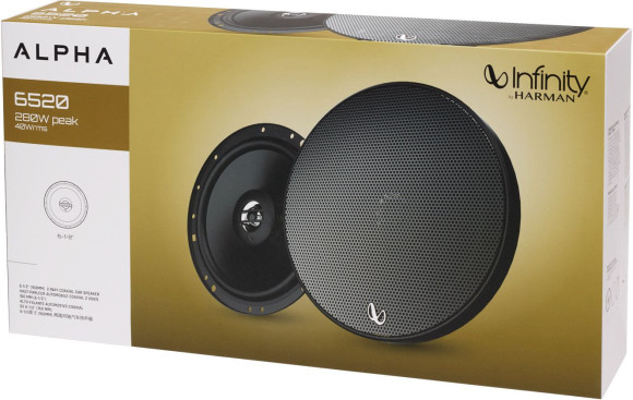 Колонки автомобильные Infinity Alpha 6520 280Вт 91дБ 4Ом 16см (6.5дюйм) (ком.:2кол.) коаксиальные двухполосные Колонки автомобильные Infinity Alpha 6520 280Вт 91дБ 4Ом 16см (6.5дюйм) (ком.:2кол.) коаксиальные двухполосные