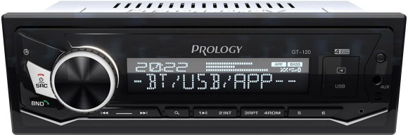 Автомагнитола Prology GT-120 1DIN 4x55Вт v4.2 (PRGT120)