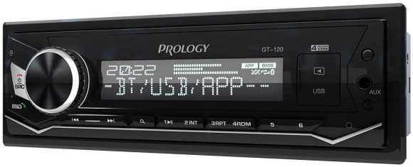 Автомагнитола Prology GT-120 1DIN 4x55Вт v4.2 (PRGT120)