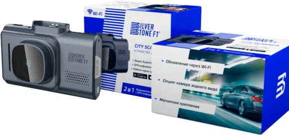 Видеорегистратор Silverstone F1 CityScanner черный 2Mpix 1296x2304 1296p 140гр. GPS MSTAR AIT8339 Видеорегистратор Silverstone F1 CityScanner черный 2Mpix 1296x2304 1296p 140гр. GPS MSTAR AIT8339