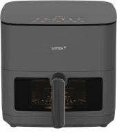 Аэрогриль Vitek VT-AF0001 8л 2000Вт темно-серый/черный