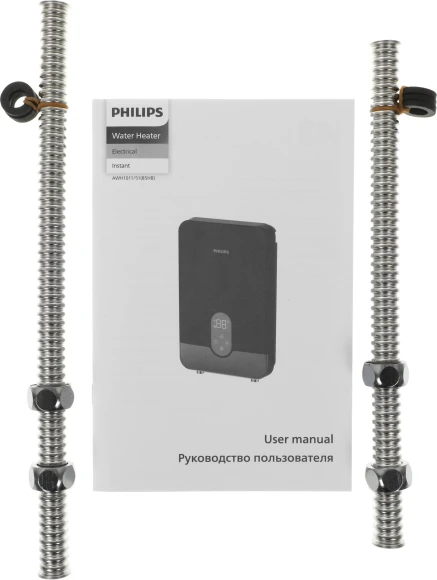 Водонагреватель Philips AWH1011/51(85HB) 8.5кВт электрический над раковиной/серый