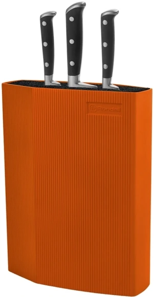 Подставка для ножей Rondell Orange RD-470 оранжевый упак.:подарочная коробка с ручкой Подставка для ножей Rondell Orange RD-470 оранжевый упак.:подарочная коробка с ручкой