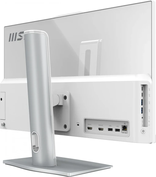 Моноблок MSI Modern AM242P 12M-1069XRU 23.8" Full HD i3 1215U (1.2) 16Gb SSD512Gb UHDG без ОС GbitEth WiFi BT 120W клавиатура мышь Cam белый 1920x1080