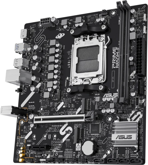Материнская плата Asus PRIME B850M-F Socket AM5 AMD B850 2xDDR5 mATX AC`97 8ch(7.1) GbLAN RAID+VGA+HDMI