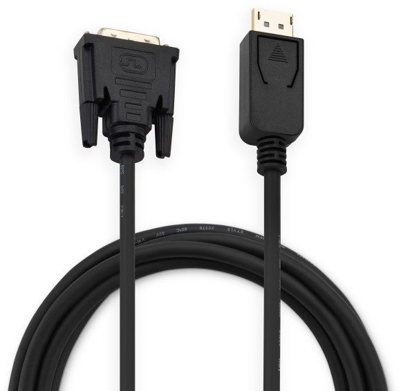 Кабель аудио-видео Buro 1.1v DisplayPort (m)/DVI-D (Dual Link) (m) 3м. позолоч.конт. черный (BHP DPP_DVI-3) Кабель аудио-видео Buro 1.1v DisplayPort (m)/DVI-D (Dual Link) (m) 3м. позолоч.конт. черный (BHP DPP_DVI-3)
