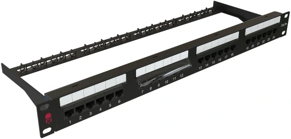 Патч-панель Sysmatrix PP 1902U.S485EU.M 19" 2U 48xRJ45 кат.5E UTP