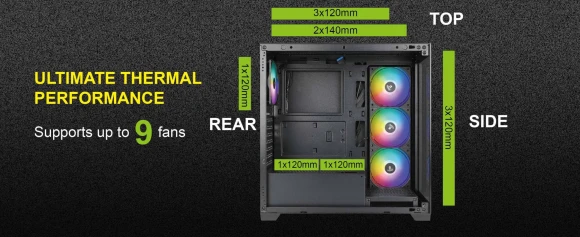 Корпус Azza Neptune черный без БП ATX 5x120mm 2x140mm 2xUSB2.0 1xUSB3.0 audio bott PSU Корпус Azza Neptune черный без БП ATX 5x120mm 2x140mm 2xUSB2.0 1xUSB3.0 audio bott PSU