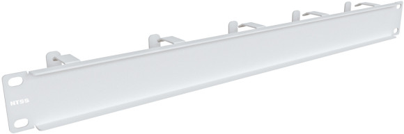 Кабельный органайзер Горизонтальный NTSS NTSS-HORG-1U-5(85) односторонний кольца 1U шир.:19" глуб.:85мм
