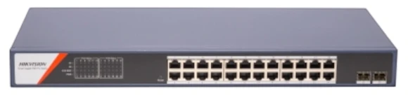 Коммутатор Hikvision DS-3E1526P-SI-24P2F (L2) 24x1Гбит/с 2xКомбо(1000BASE-T/SFP) 370W управляемый Коммутатор Hikvision DS-3E1526P-SI-24P2F (L2) 24x1Гбит/с 2xКомбо(1000BASE-T/SFP) 370W управляемый