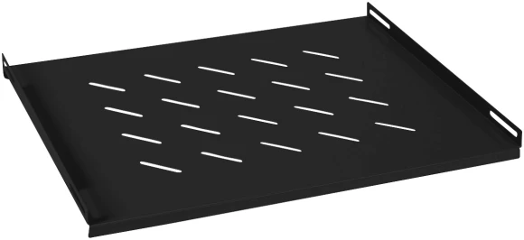 Полка стационарная Cabeus SH-J018-FC-800M-100KG-BK нагр.:100кг. 19" 600мм черный