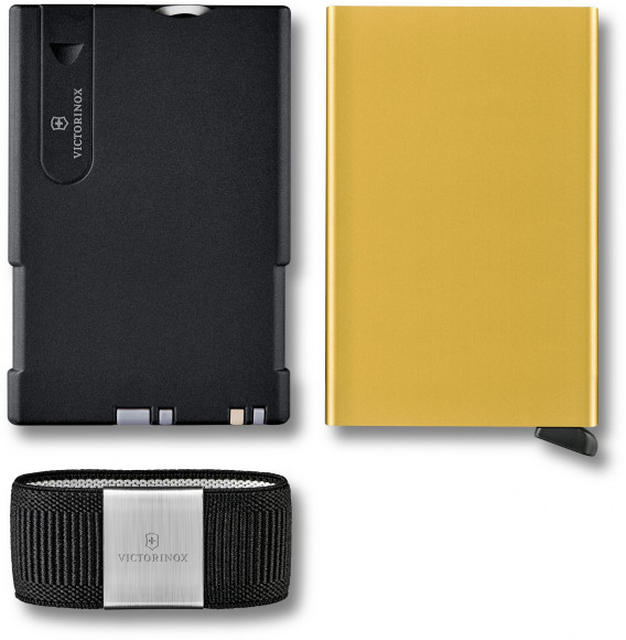 Швейцарская карта Victorinox Smart Card Wallet Delightful (0.7250.38) золотистый коробка подарочная