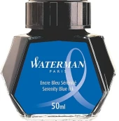 Флакон с чернилами Waterman (S0110720) Serenity Blue чернила 50мл для ручек перьевых Флакон с чернилами Waterman (S0110720) Serenity Blue чернила 50мл для ручек перьевых