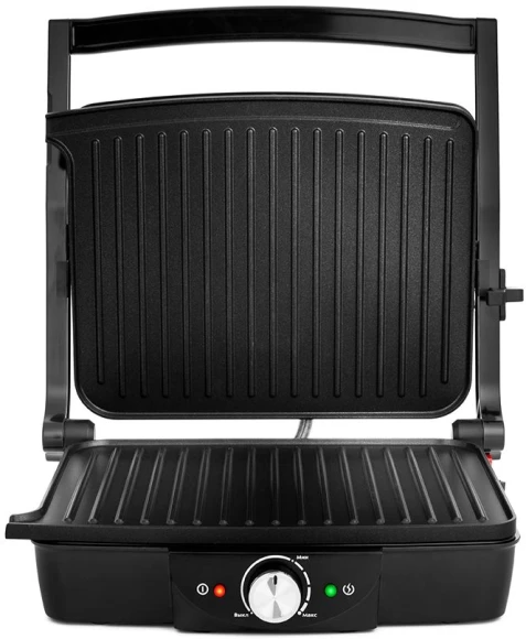 Электрогриль Kitfort КТ-1656 2000Вт черный/серебристый Электрогриль Kitfort КТ-1656 2000Вт черный/серебристый