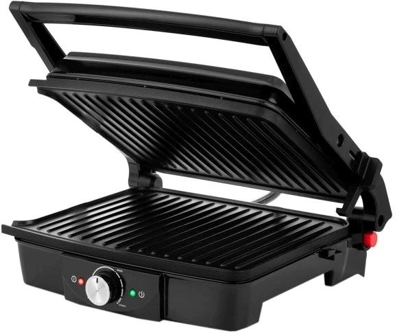 Электрогриль Kitfort КТ-1656 2000Вт черный/серебристый Электрогриль Kitfort КТ-1656 2000Вт черный/серебристый