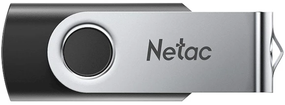 Флеш Диск Netac 64GB U505 NT03U505N-064G-20BK USB2.0 черный/серебристый Флеш Диск Netac 64GB U505 NT03U505N-064G-20BK USB2.0 черный/серебристый