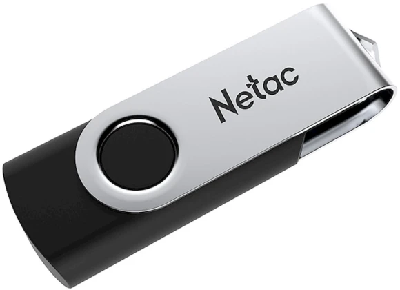 Флеш Диск Netac 64GB U505 NT03U505N-064G-20BK USB2.0 черный/серебристый Флеш Диск Netac 64GB U505 NT03U505N-064G-20BK USB2.0 черный/серебристый