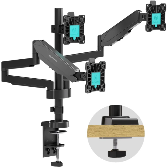 Кронштейн для мониторов Onkron G280 черный 13"-32" макс.24кг настольный поворот и наклон верт.перемещ.