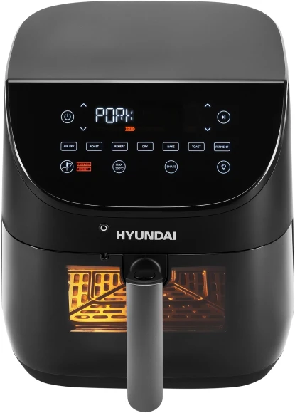 Аэрогриль Hyundai HYF-9090 1700Вт черный/черный Аэрогриль Hyundai HYF-9090 1700Вт черный/черный