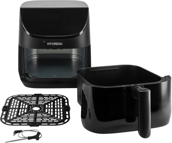 Аэрогриль Hyundai HYF-9090 1700Вт черный/черный Аэрогриль Hyundai HYF-9090 1700Вт черный/черный