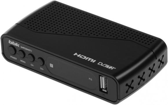 Ресивер DVB-T2 BBK SMP028HDT2 черный