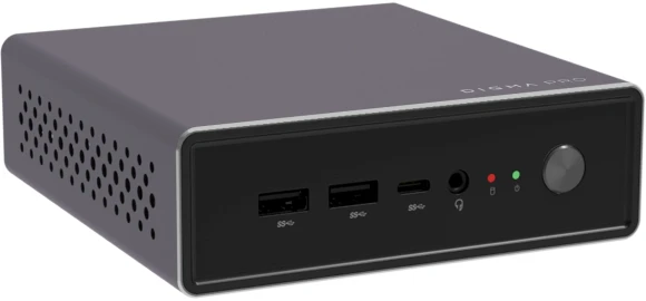 Неттоп Digma Pro Minimax U1 i3 1215U (1.2) 16Gb SSD512Gb UHDG Windows 11 Pro GbitEth WiFi BT 60W темно-серый/черный (DPP3-ADXW03)