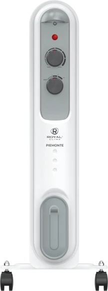 Радиатор масляный Royal Clima PIEMONTE ROR-P7-1500M 1500Вт белый/серый