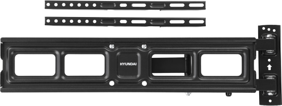 Кронштейн для телевизора Hyundai GL-N4 черный 32"-75" макс.40кг настенный поворотно-выдвижной и наклонный
