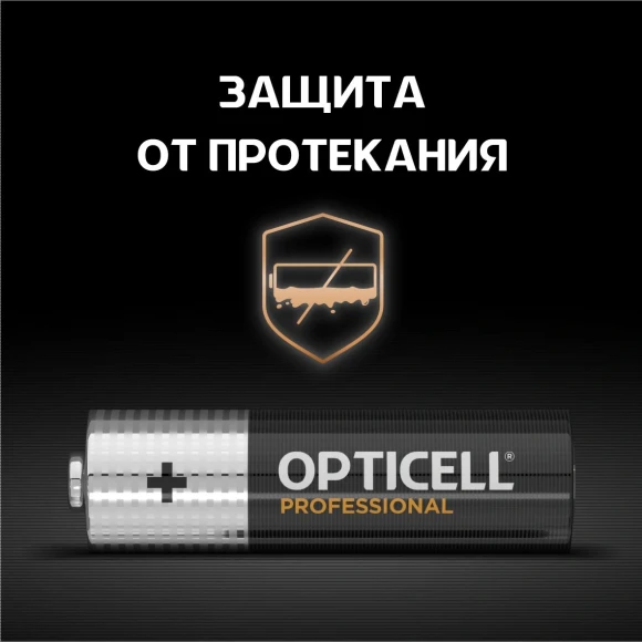 Батарея Opticell Professional LR6 AA (4шт) блистер Батарея Opticell Professional LR6 AA (4шт) блистер
