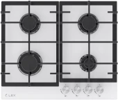 Газовая варочная поверхность Lex GVG 642A WH белый Газовая варочная поверхность Lex GVG 642A WH белый